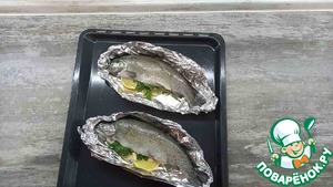 Радужная форель запеченная в духовке