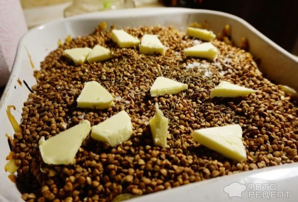 Рецепт: Гречневый бигос с индейкой - со свежей капустой Рецепт: Гречневый бигос с индейкой - со свежей капустой