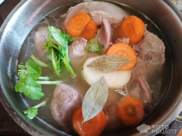 Рецепт: Язык отварной - Варим правильно