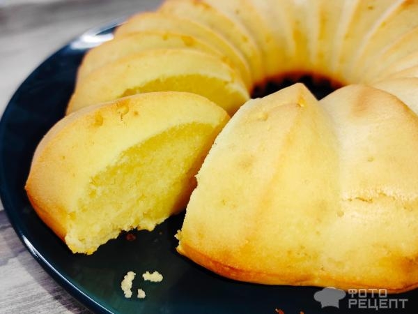 Рецепт: Кекс к чаю - Простой способ приготовить вкусный кекс! (на кефире)