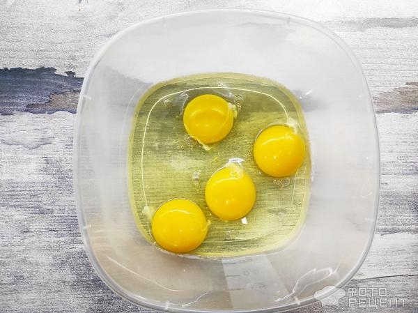 Рецепт: Омлет на сковороде - пышный омлет перевертыш!