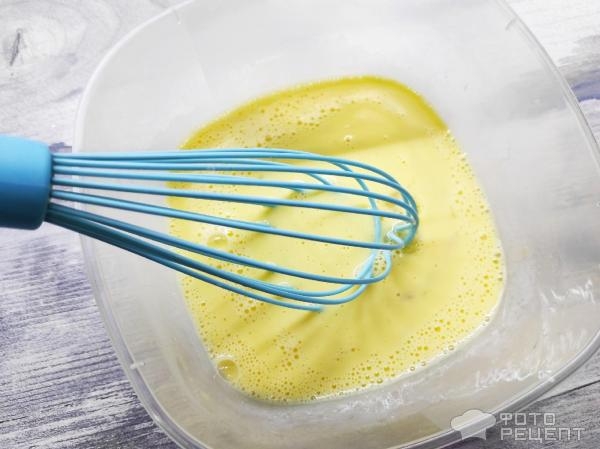 Рецепт: Омлет на сковороде - пышный омлет перевертыш!