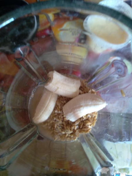 Рецепт: Овсяное молоко - с бананом и медом