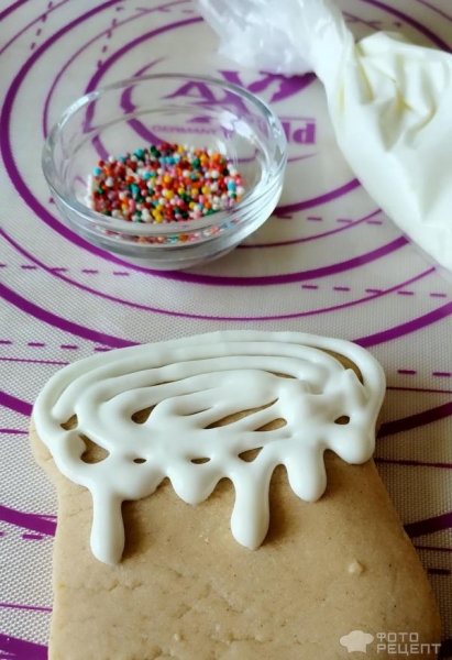 Рецепт: Пасхальное печенье - куличики. Готовимся к Пасхе.