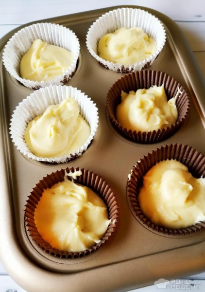 Рецепт: Пасхальные капкейки - ванильные с сахарными украшениями . Готовимся к Пасхе.