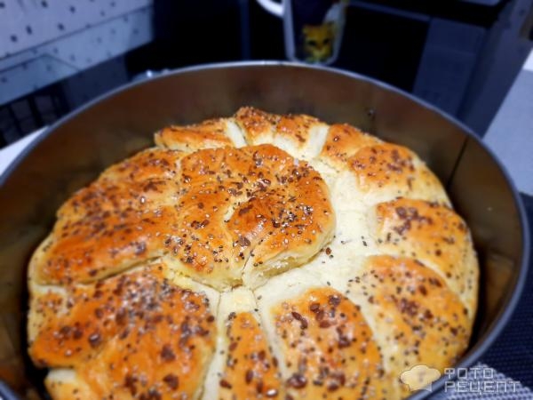 Рецепт: Сербский хлеб "Погачице" - Сербский хлеб «Ухо слона»