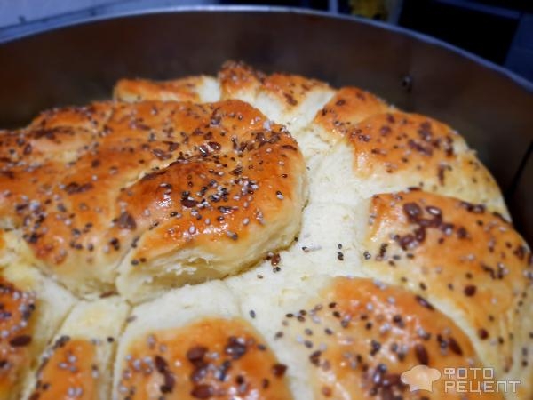 Рецепт: Сербский хлеб "Погачице" - Сербский хлеб «Ухо слона»