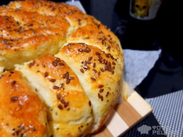 Рецепт: Сербский хлеб "Погачице" - Сербский хлеб «Ухо слона»