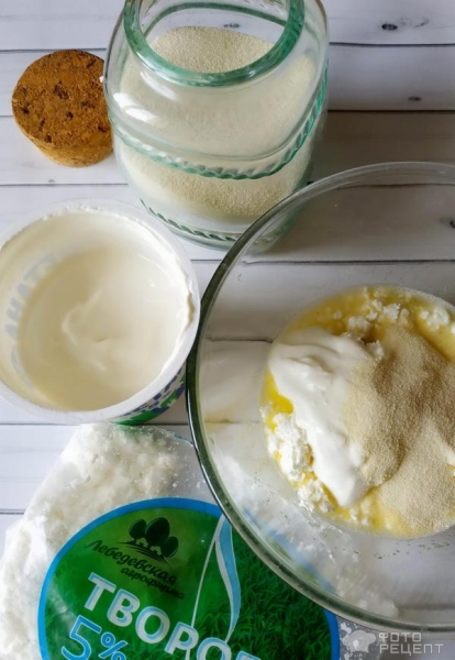 Рецепт: Сырники без муки - без масла, да еще и сковородку потом мыть не нужно.