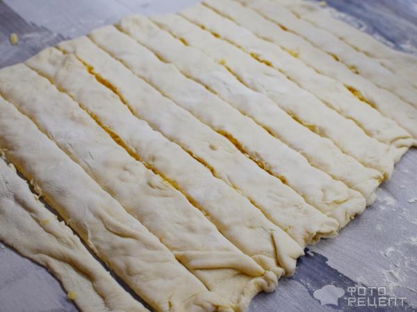 Рецепт: Сырные палочки с кунжутом - Мои затяжные жгутики!