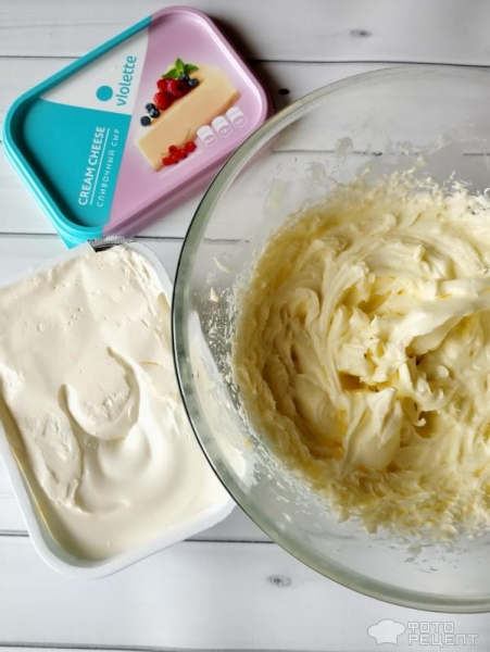 Рецепт: Торт "Красный бархат" - из готовой смеси с чиз-кремом