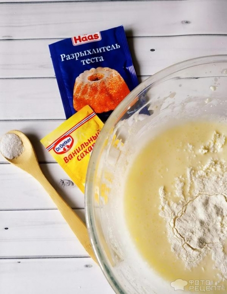 Рецепт: Творожный кулич - без дрожжей, с безбелковой глазурью. Встречаем праздники.