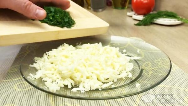 Рецепт: За печенные перцы с сыром в духовке - Сытный завтрак на скорую руку