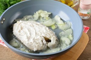 Зубатка в сливках