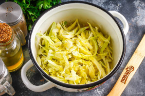 Молочный суп с капустой