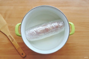 Домашняя ветчина с желатином