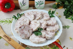 Домашняя ветчина с желатином