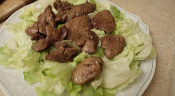 Салат из куриной печени и груши с маринованной вишней, пошаговый рецепт с фото Салат из куриной печени и груши с маринованной вишней, пошаговый рецепт с фото