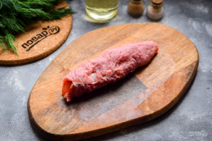 Рулетики из свинины с помидорами Рулетики из свинины с помидорами