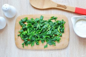 Салат из крапивы