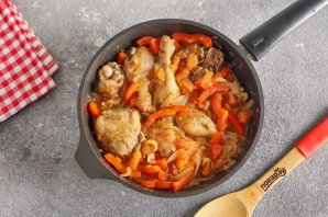 Чахохбили из курицы с болгарским перцем