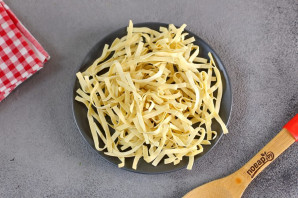 Суп с лапшой и лососем Суп с лапшой и лососем