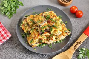 Рулетики из кабачков и баклажанов