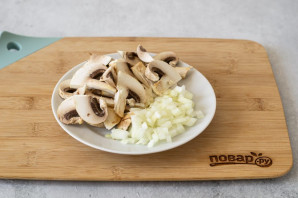 Рисовая каша с грибами