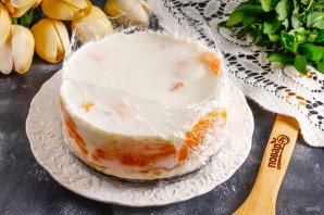 Муссовый мандариновый торт