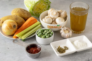 Овощное рагу без масла