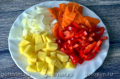 Куриный суп с арахисовой пастой