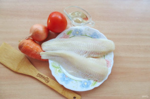 Судак с помидорами в духовке Судак с помидорами в духовке