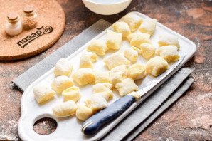 Ньокки с беконом Ньокки с беконом