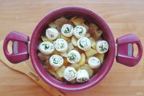 Жаркое с нудлями Жаркое с нудлями