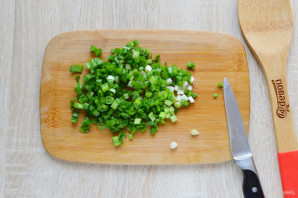 Салат с черемшой