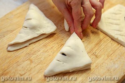 Слойки с шоколадом