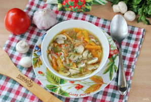 Суп со стеклянной лапшой