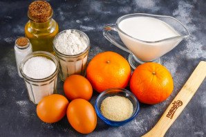 Муссовый мандариновый торт