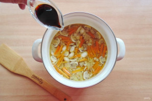 Суп со стеклянной лапшой