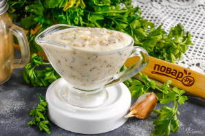 Сливочный соус с базиликом Сливочный соус с базиликом