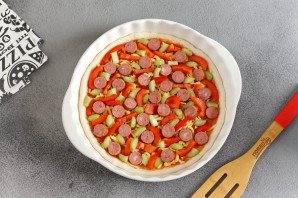 Пицца с сельдереем