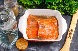 Засол красной рыбы с водкой