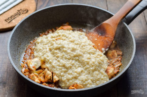 Овсяная каша с курицей