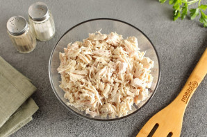 Диетический салат с фасолью