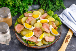 Салат с ростбифом Салат с ростбифом