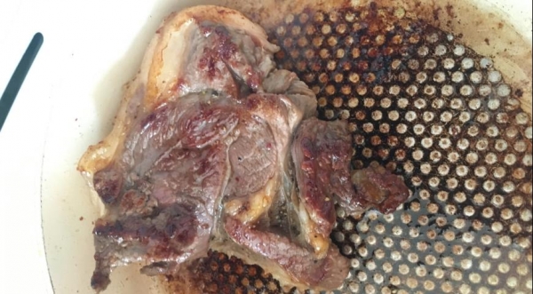 Баранина с грибами и шафрановым соусом, пошаговый рецепт с фото