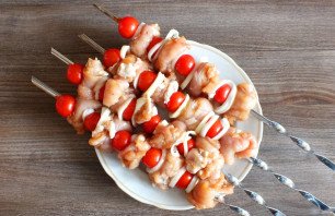 Куриные рулетики на мангале