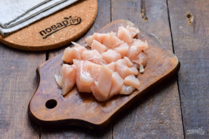 Овсяная каша с курицей