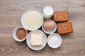 Торт из печенья "Топленое молоко"