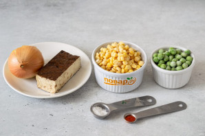 Гороховый суп с тофу